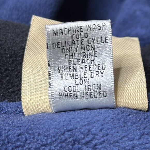 Vintage Morning Sun Loon Bird Fleece 1/4 Zip Sweatshirt Size Large - Picture 9 of 9